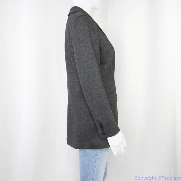 Ann Taylor wool blend blazer jacket, color grey, size 6 - Picture 16 of 16